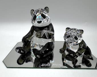 赤ちゃんパンダ　スワロフスキー スワロフスキー パンダの赤ちゃん #905543 - Etsy 日本