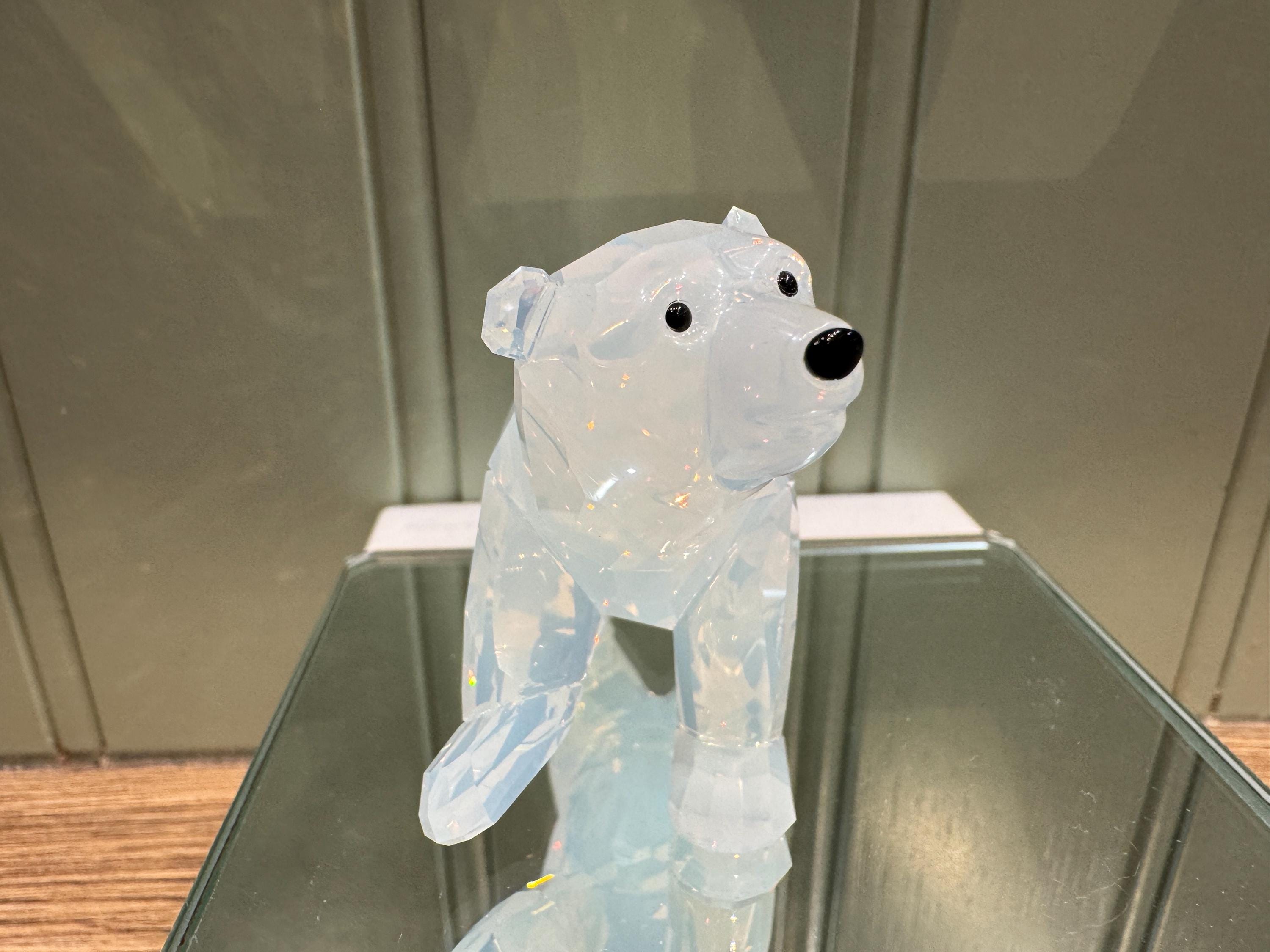 Swarovski Crystal Polar Bear Cubs: Opal Edition, Boxed - Etsy