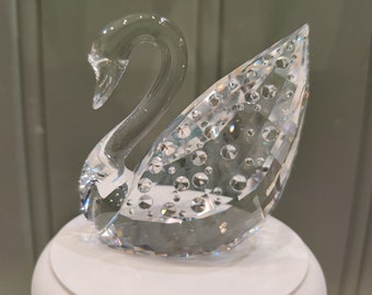 Edición especial Swarovski Centenary Swan - Figura de cristal Swarovski - Celebración de los 100 años de Swarovski - Cisne Swarovski - EN CAJA