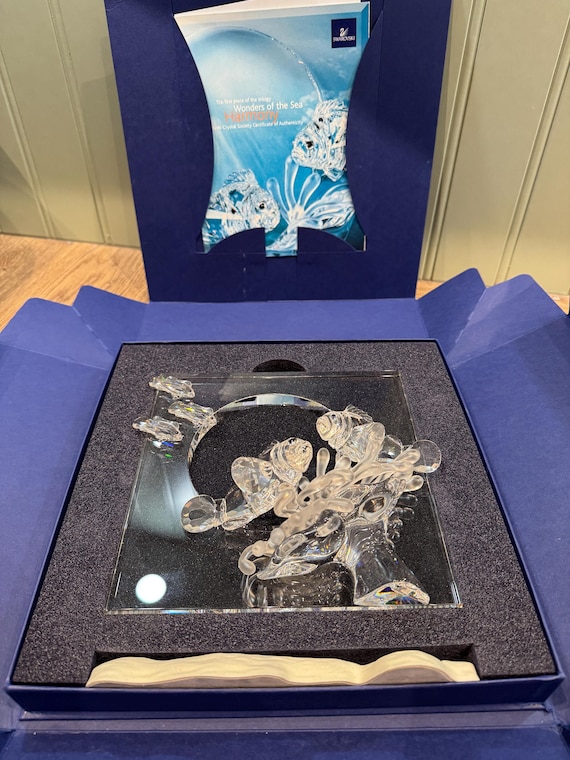 Swarovski Crystal Figurine: Harmony, Wonders of the Sea (boxed) - Etsy
