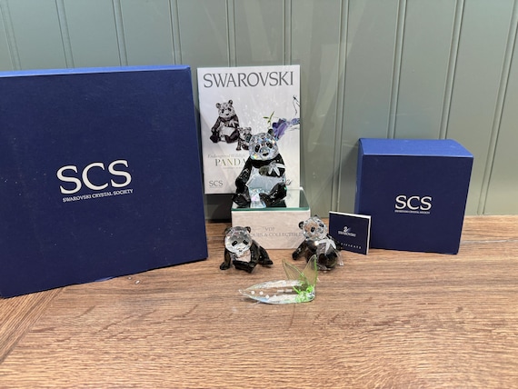 Swarovski Panda Figurine Set: 2008 Annual Edition, Mother