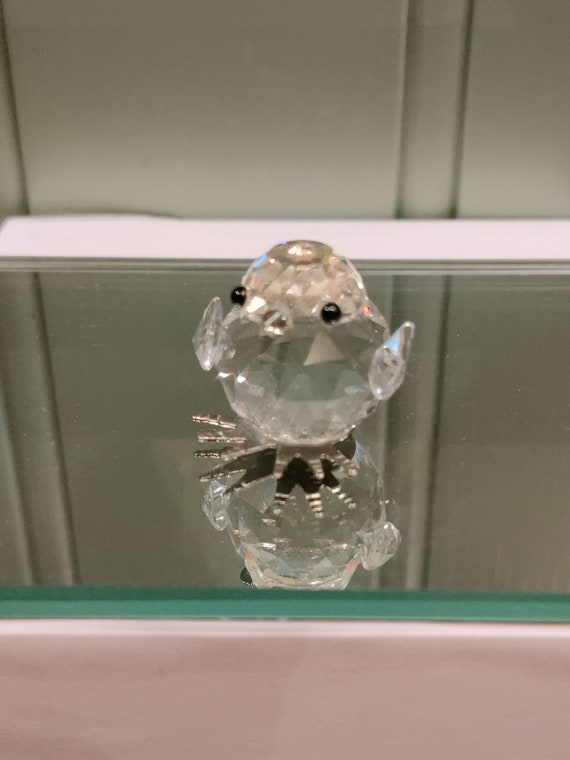 スワロフスキー Swarovski クリスタルひよこ置物 スワロフスキークリスタルのひよこの置物：マックス・シュレック（1979