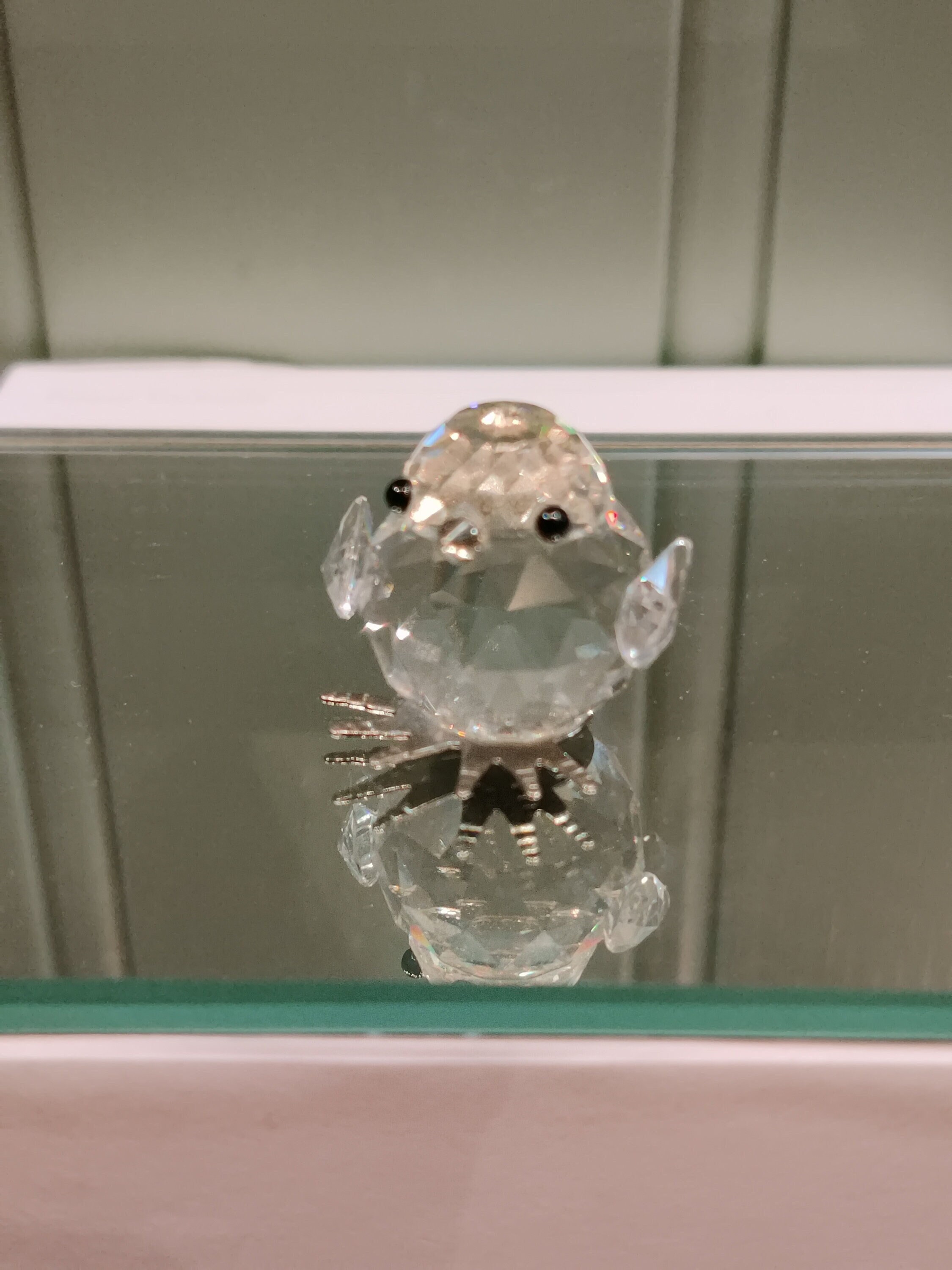 スワロフスキークリスタルのひよこの置物：マックス・シュレック（1979