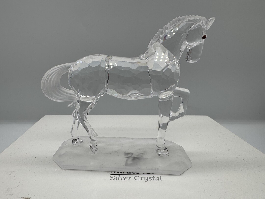 Swarovski Crystal Arabian Stallion Figurine – Boxed -DAMAGED - Etsy