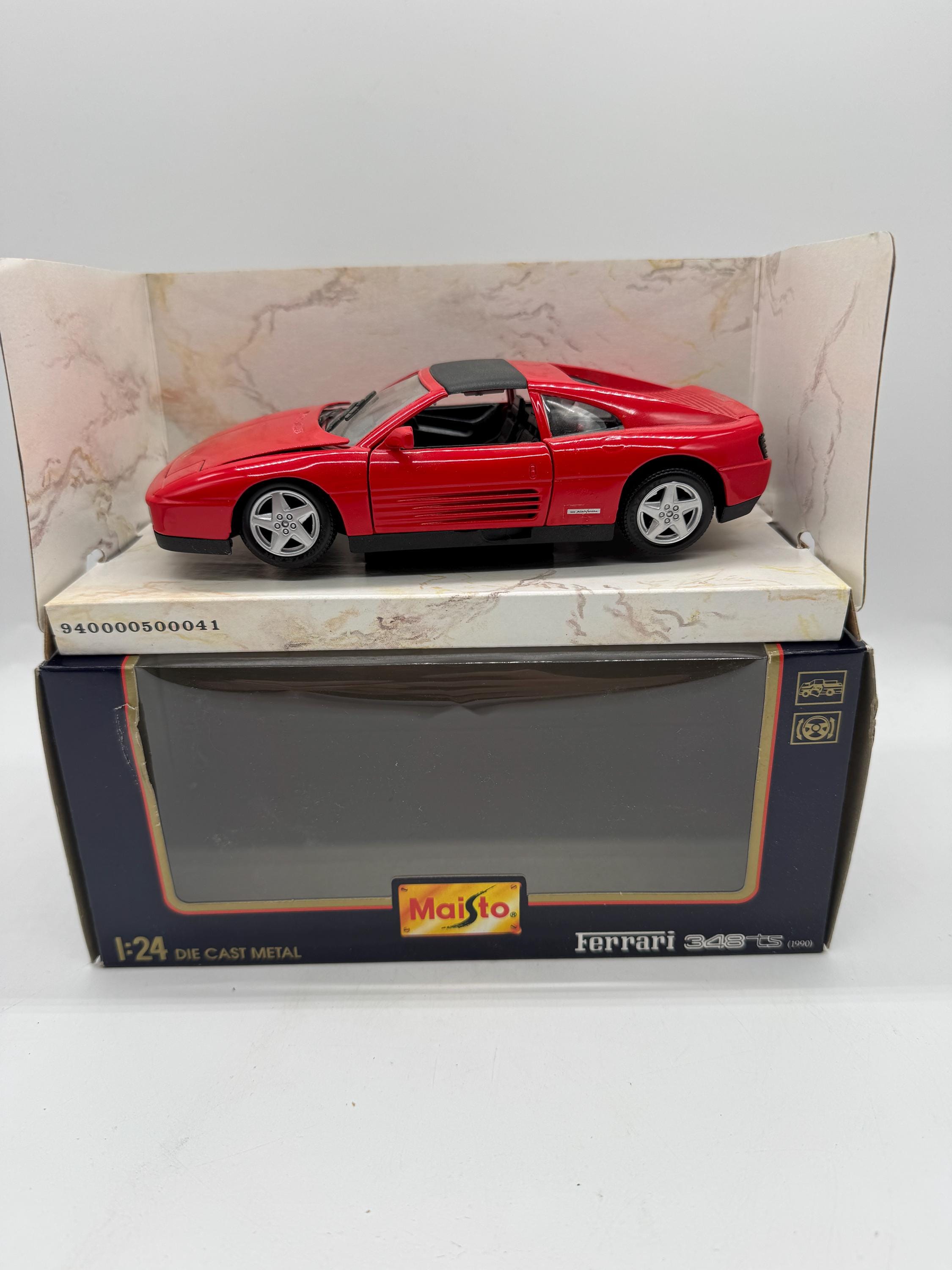 Maisto Ferrari 348 TS 1990 Diecast Model 1:24 Scale – Red – Boxed