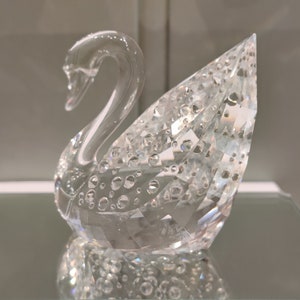 Special Edition Swarovski Centenary Swan - Swarovski Crystal figurine - 100 years Swarovski celebration - Swarovski swan - Crystal Swan