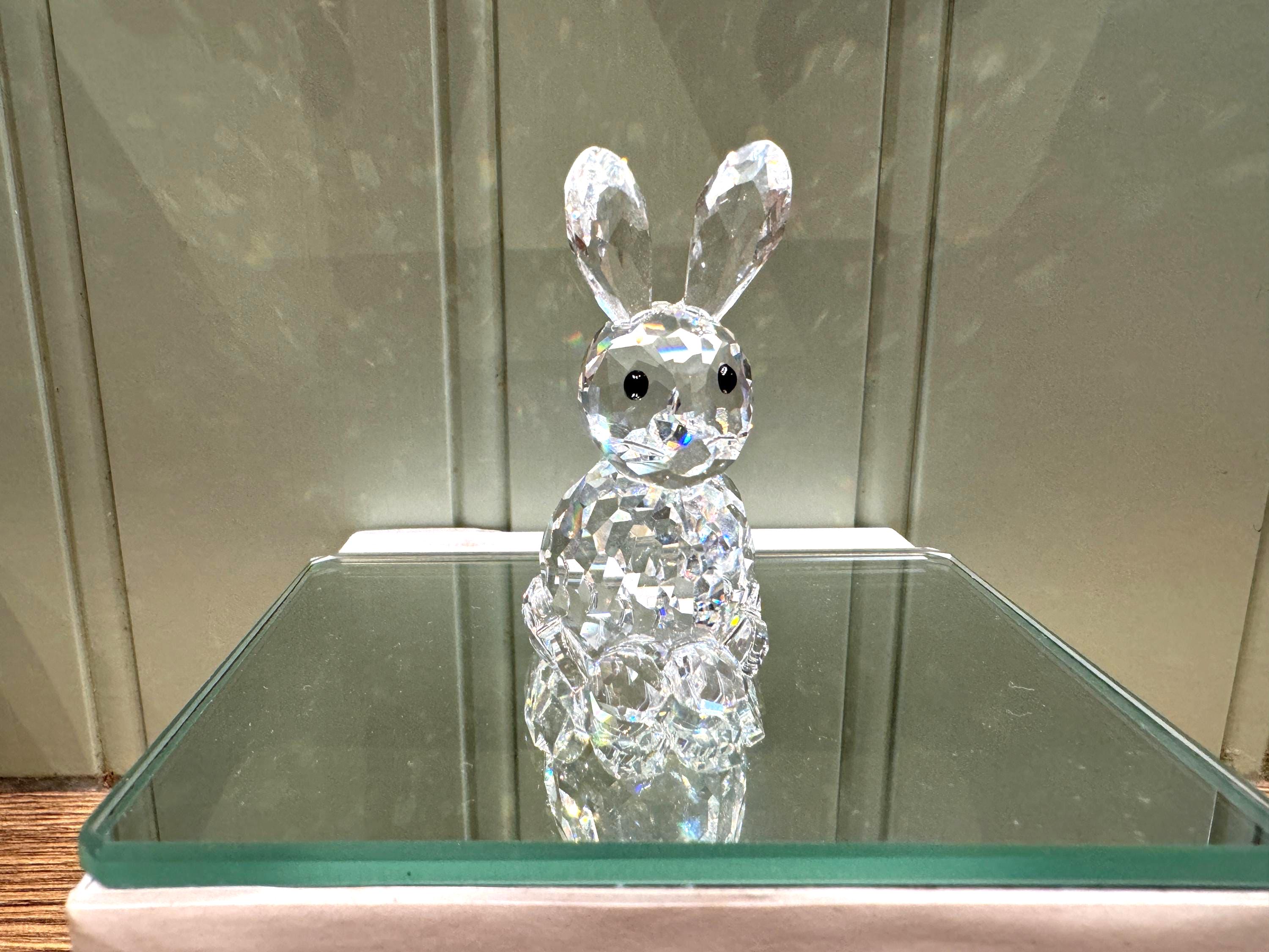 Swarovski Rabbit Crystal Figurines - Etsy
