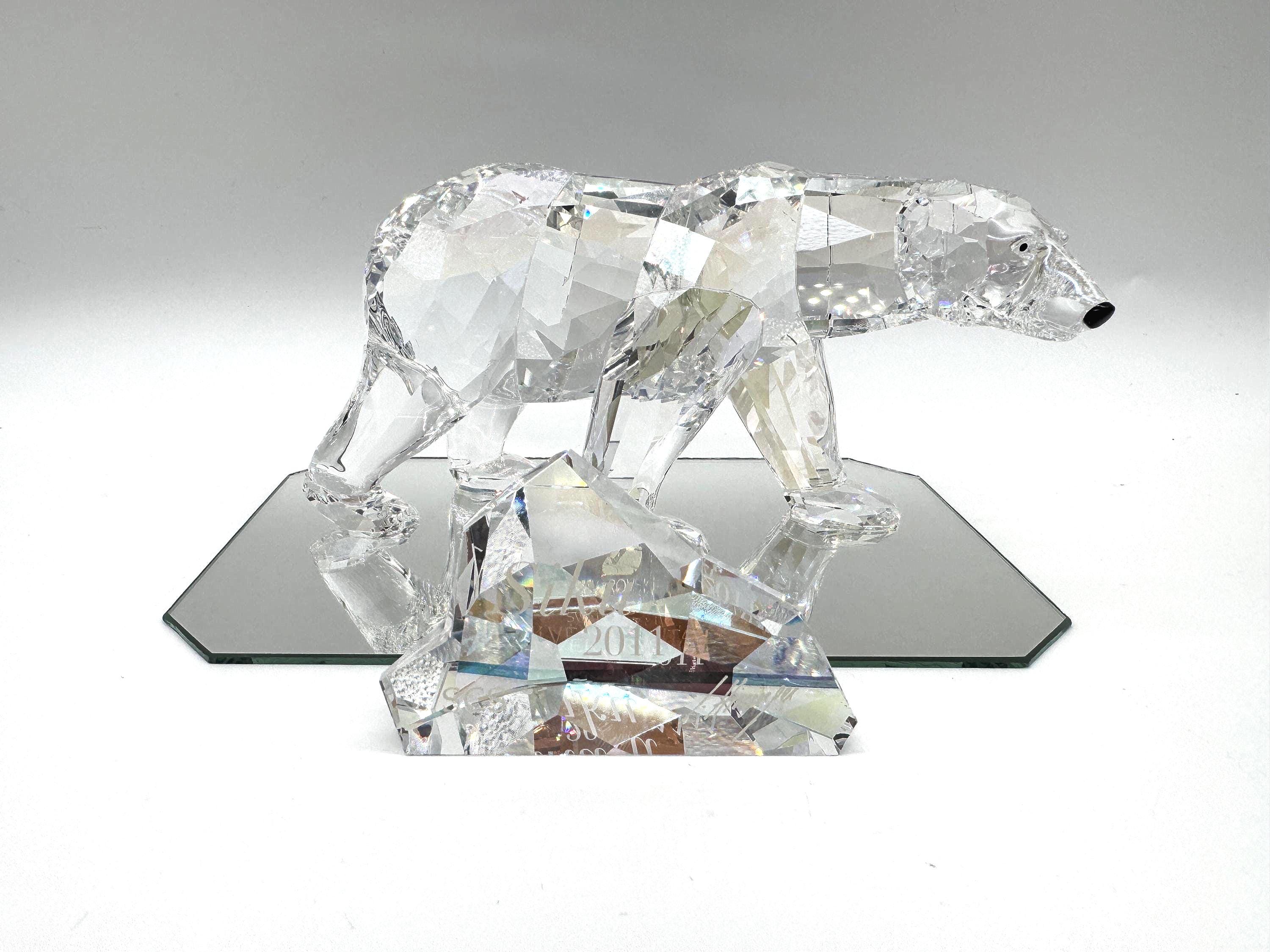 SWAROVSKI スワロフスキー ムーンライトクリスタル ホッキョクグマ 置物 SWAROVSKI スワロフスキー ムーンライトクリスタル ホッキョクグマ