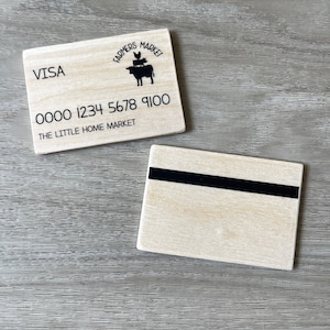 Juegos de imaginación Tarjetas de crédito Farmers Market Tarjetas de regalo Dinero ficticio