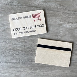 Juegos de imaginación Tarjetas de crédito Tienda de comestibles Tarjeta de débito Tarjetas de regalo Dinero ficticio Tarjeta de débito