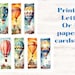 Hot Air Balloons Printable Bookmarks, Kids Bookmarks, Print at Home ...