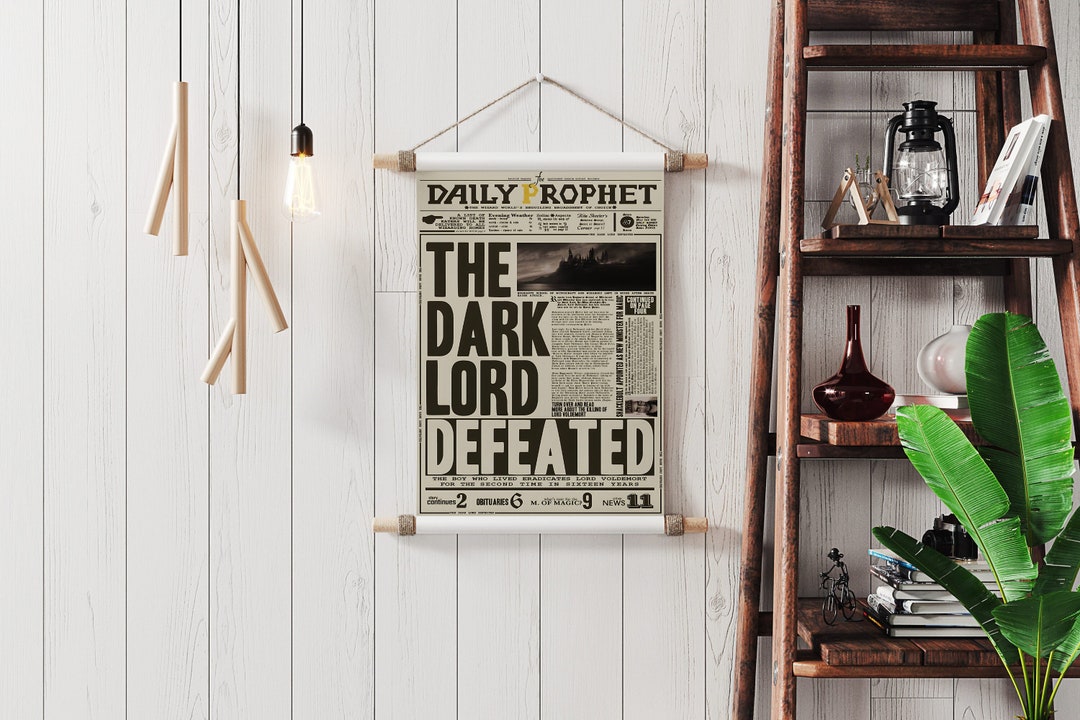 Remastered Printable Daily Prophet Pages HP Travel Poster HP - Etsy