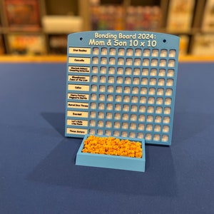 Customizable 10x10 Board Game Challenge Tracker - Etsy