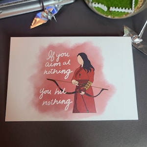 Awkwafina Shang Chi Vise ! Carte postale