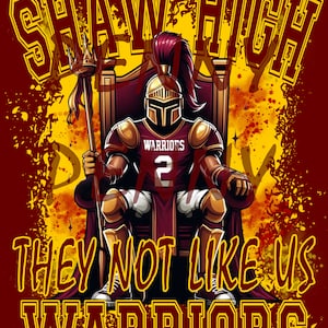 Customized They Not Like Us Football Spirit Shirt