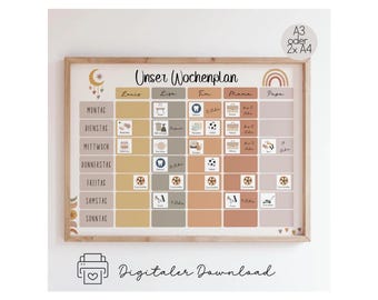 Familienwochenplan PDF