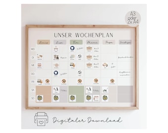 Familienwochenplan PDF