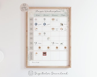 Familienwochenplan PDF