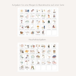 235 Routinekarten zum ausdrucken/ Tagesroutinekarte für Kinder/ Wochenroutinekarten für Kinder Bild 4