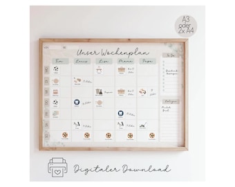 Familienwochenplan PDF