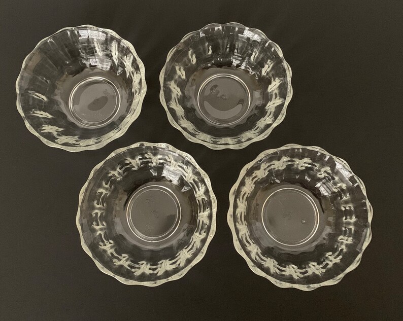 Libbey Clear Ribbed Custard Cups / Dessert Dishes With Etsy