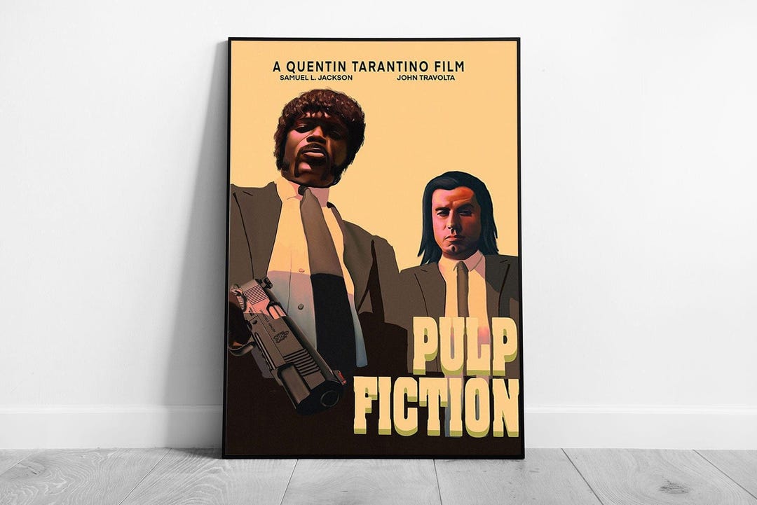 Pulp Fiction Movie Artwork Framed Wall Print Tarantino Film Poster — free download