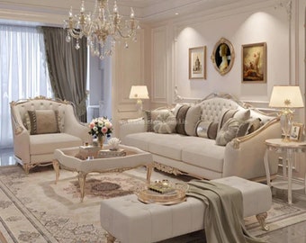 King style sofa set discount
