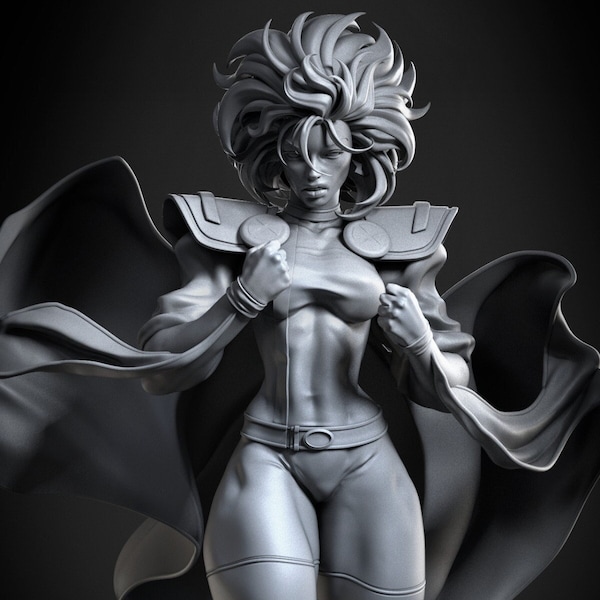 Storm - X-Men Fan Made 3D Printed Statue by CA3D