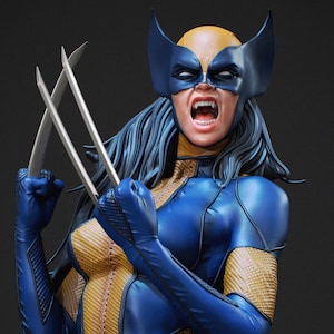 X-23 Fan Made 3D Printed Statue by CA3D