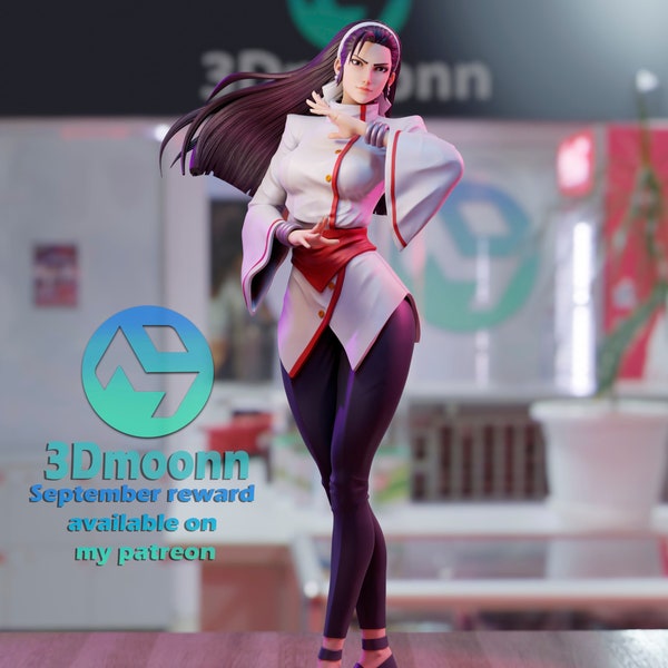 Chizuru - King of Fighters 3D Printed Figure/Statue by 3DMOON