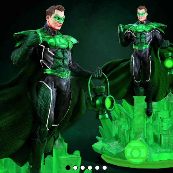 Green Lantern - Fan Made 3D Printed Statue/Figurine by B3DSERK