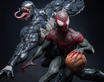 A STATUE OF PETER, MILES AND VENOM!?