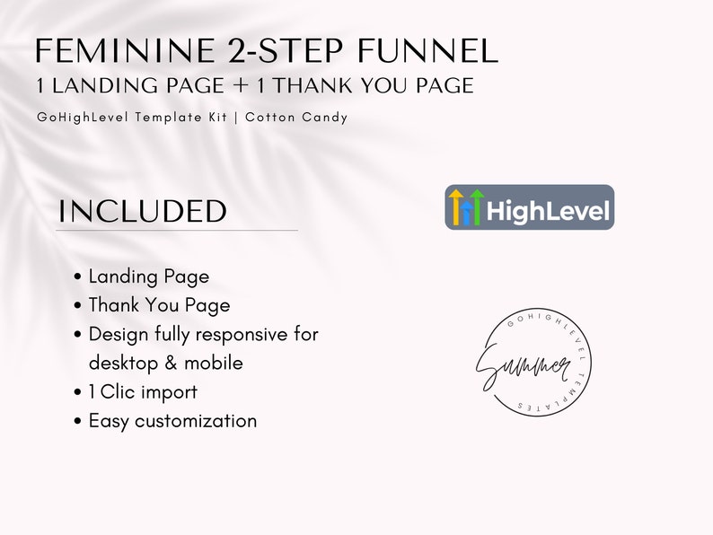 Gohighlevel Funnel Template Kit With a Landing Page & Thank You Page Gohighlevel Funnel Template Kit With a Landing Page & Thank You Page