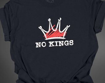 No Kings Comfort Colors Shirt: Anti Trump, Feminist Protest Tee - Etsy