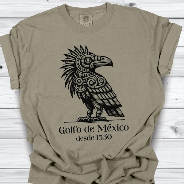Gulf of Mexico Aztec Crow Shirt: Anti Trump T-shirt, Political Protest