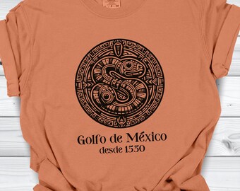 Gulf of Mexico Aztec Snake Shirt, Anti Trump T-Shirt, FDT, Vacation Tee