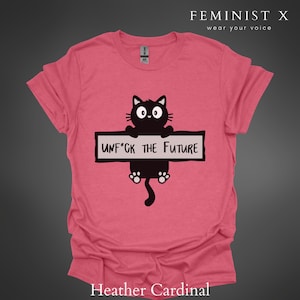Black Cat FDT Tee, Political Protest Shirt, Subtle Anti Trump Tee, Protest T-shirt, Resist Shirt, Protest Rally, Cat Tee