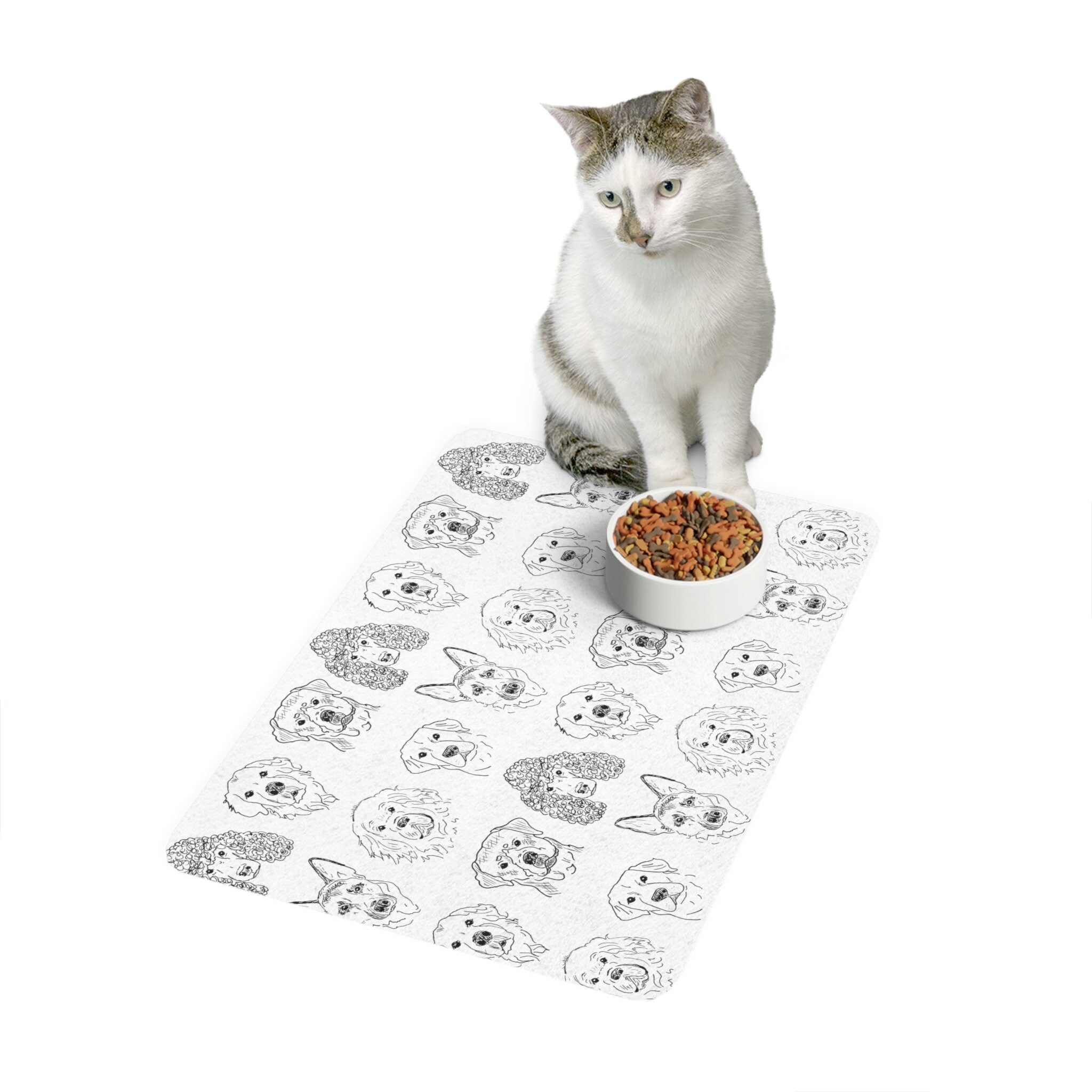 Pet Mat for Dog or Cat Placemat for Dog Lover Mat for Pet Etsy