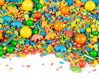 Colorful crumbles Stone Age Dino DIY creations 40 g for cakes, desserts, candles, soap, they taste so delicious Children love these crumbles