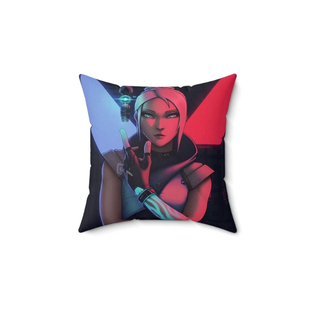 Jett Valorant Pillow Etsy