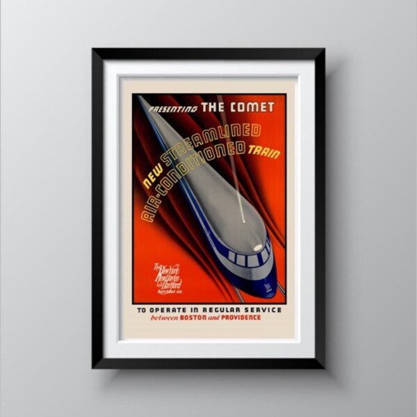 thumbnail image 2 of 1930s NY Central Building Vintage Style Travel Poster – 16x24 Inch Reproduction 2 of 6