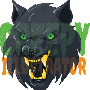 Werewolf Vector Logo