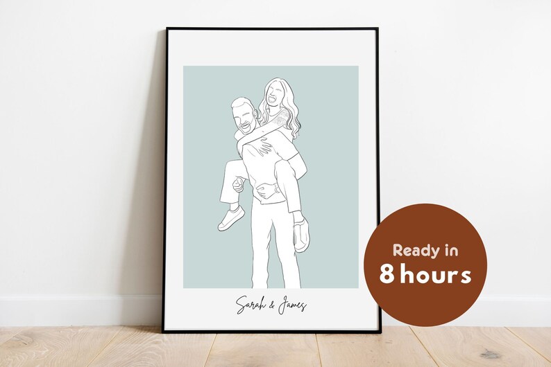 Newborn Gift, Custom Baby Portrait, Custom Family Portrait