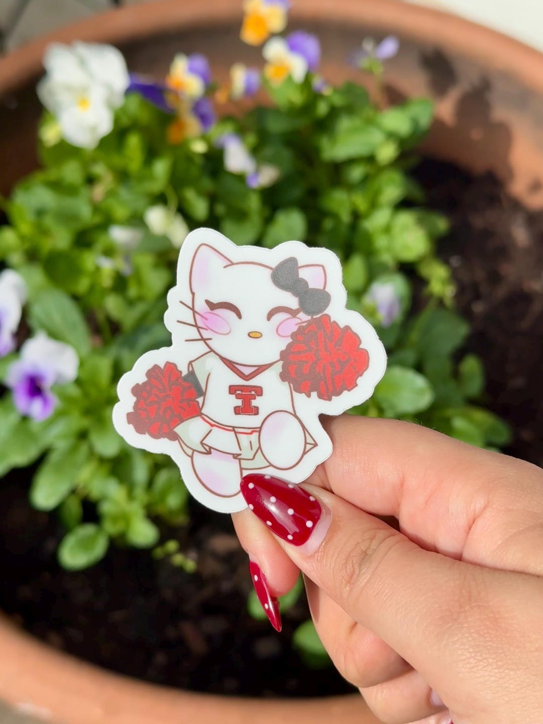 Hello Kitty-inspired Sticker, Laptop Sticker, Waterproof, University ...