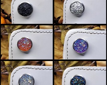 Sparkling Coloured Boot Studs - Pair - 14mm