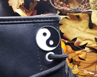 Ying Yang Boot Studs - Pair