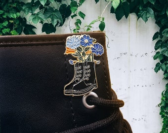 Boot Flowers - Boot Studs - Pair