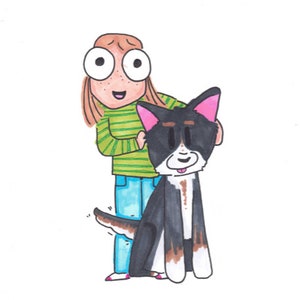 Customized 4x6 Crummy Illustration