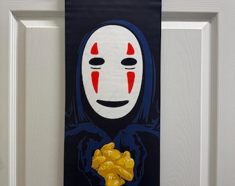 Studio Ghibli Spirited Away No Face Poster - Wall Scroll