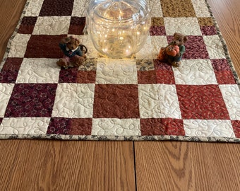 Handmade Fall themed Quilted Table Topper #2